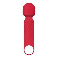 WINYI Ladiya Mini Baghetă Vibrator vibrator IPX6 12 moduri de vibrație, roșu