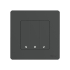 Moes Zigbee Star Ring Smart Push Button Swicth 3 Gang CR2032, gri