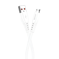 Jokade Cablu USB-A la Micro-USB 5A 1M JA043, alb