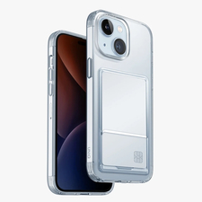 Carcasă Uniq Hybrid Air Fender ID pentru iPhone 15, transparentă