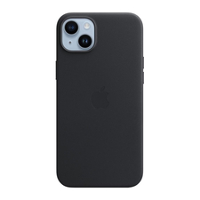 Husă Original Leather cu MagSafe pentru iPhone 14, Midnight