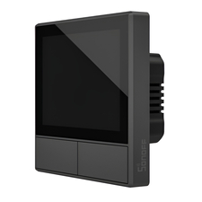 Sonoff Wi-Fi Dual-Channel Smart Scene Wall Switch NSPanel (fir neutru), negru