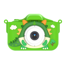 Cameră digitală pentru copii Crocodile cu microSD, verde