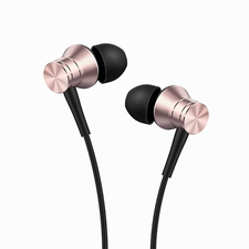 1More Căști intraauriculare Piston Fit 3.5 mm cu microfon E1009, roz