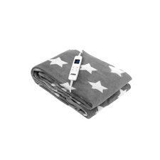 NOVEEN Pătură electrică încălzită EB651 Grey Star 180x130 cm