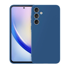 WOO Caz lichid silicon Samsung A35 5G, albastru