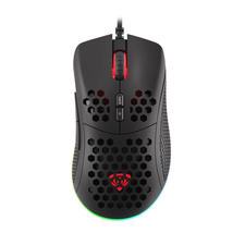 Genesis Mouse Krypton 555, 8000 DPI, Iluminat RGB, Cu Software, Negru