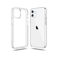 Carcasă cască TPU moale iPhone 12 Mini, transparentă
