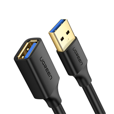 UGREEN USB 3.0 Extindere cablu masculin 1.5m | US129, negru