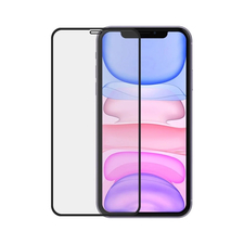Helmet Diamond Glass 4D iPhone 11, ramă neagră