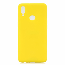Husă pentru cască Liquid Silicone Samsung A10S, galben