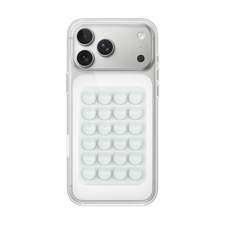 WOO Silicone Suction Cup Phone Mount Pad, 3M Adhesive, 24-Piece Backing, White
