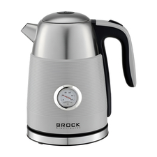 BROCK Electric Kettle WK 9805 GY, 1.7L, 1850-2200W, Grey