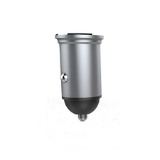 Helmet Car Charger 2xUSB 2.4A, Grey