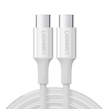 UGREEN Cable Type-C 2.0 to Type-C 2.0 5A 100W 1M, White | US300