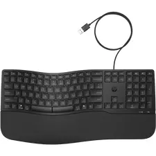 Tastatură HP 480 Comfort, Cu fir, Negru