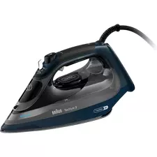 Fier de călcat Braun SI 9682 DB, 3200W, Negru | Albastru