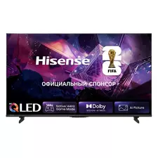 75" LED SMART TV Hisense 75E7S PRO, QLED, 4K UHD, VIDAA OS, Black