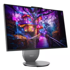 Computer All-in-One Lenovo Yoga 27IAH10, 27", Intel Core Ultra 7 255H, 16GB/1024GB, Windows 11 Pro, Luna Grey