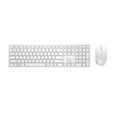 Set Tastatură + Mouse DELL KM5221W, Fără fir, Alb