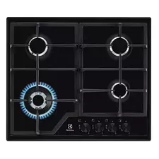 Plită pe gaz Electrolux KGS6436K, Negru