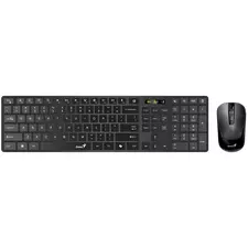 Set Tastatură + Mouse Genius SlimStar 8250, Fără fir, Negru