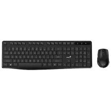 Set Tastatură + Mouse Genius KM-8206S, Fără fir, Negru