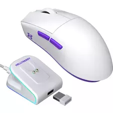 Gaming Mouse HATOR Hellyberry HM47, Alb | Violet