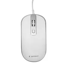 Mouse Wireless Gembird MUSW-4B-06-WS, Alb/Argintiu