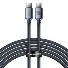 Baseus Cable Type-C to Type-C 100W 2m Crystal Shine Series, Black