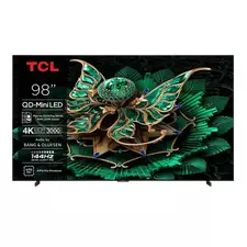 98" MiniLED SMART TV TCL 98Q7C, 3840x2160 4K UHD, Google TV, Negru
