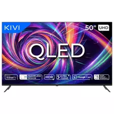 50" LED SMART TV KIVI 50U7000MB, QLED, 4K UHD, Android TV, Black