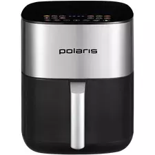 Friteuză cu aer cald Polaris PAF 6006DW, Negru | Oțel inoxidabil