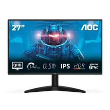 27" AOC Q27B36X, Black, IPS, 2560x1440, 144Hz, AdaptiveSync, 0.5msMPRT, 300cd, HDR10 ,HDMI+DP