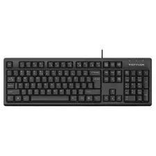 Keyboard A4Tech FK12, Fstyler FN Multimedia Wired Keyboard ( US+RU+RO ), Black