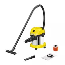 Aspirator Karcher WD 3 S V-15/4/20 1.628-138.0, Galben
