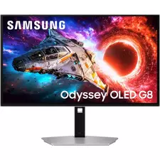 27" SAMSUNG Odyssey G80SH,Silver,OLED,3840x2160,240Hz,FreeSync,0.03msGTG,1000cd,HDR10,DP+HDMI+USB+Ty