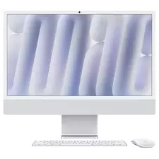 Computer All-in-One Apple iMac A3137, 24", M4 with 10-core CPU and 10-core GPU, 16GB/256GB, macOS Sequoia, Argintiu