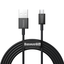 Baseus Cable USB to Micro USB 2A 2m Superior Series, Black