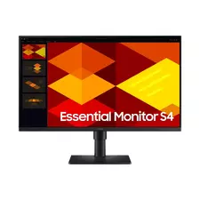 27" SAMSUNG Essential S27D400G, Black, IPS, 1920x1080, 100Hz, 5ms, 250cd, Mega-DCR, HDMI+DP+USB, Piv