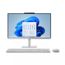 Computer All-in-One Lenovo A100, 23,8", Intel N100, 8GB/256GB, Fără SO, Cloud Grey