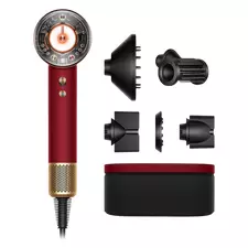 Uscător de păr Dyson Supersonic Nural HD16 Straight+Wavy, 1600W, Red Velvet | Gold