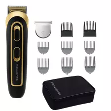 Trimmer pentru bărbați Rowenta TN9118F0, Negru | Auriu