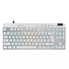 Tastatură Logitech G Pro X TKL Rapid, Cu fir, Alb