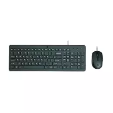 Клавиатура и мышь HP 150, Проводное, Чёрный