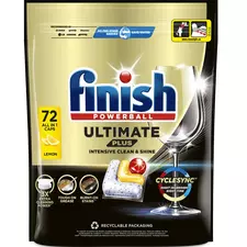 Tablete Finish Ultimate Plus Lemon 72 buc