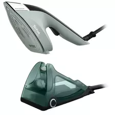Fier de călcat cu generator de abur Tefal JF4031E0, 1700W, Verde | Negru