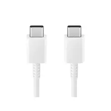 Cablu încărcare și sincronizare Samsung USB-C to USB-C Cable 3A, USB Type-C/USB Type-C, 1,8m, Alb