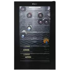 Dulap pentru vin Candy CWC 150 EM/NF, Negru