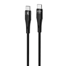 Cablu Type-C (Type-C), Proove Light Silicone Plus 60W (1m),Black